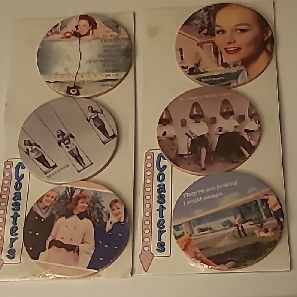 Vintage Style Coaster Set